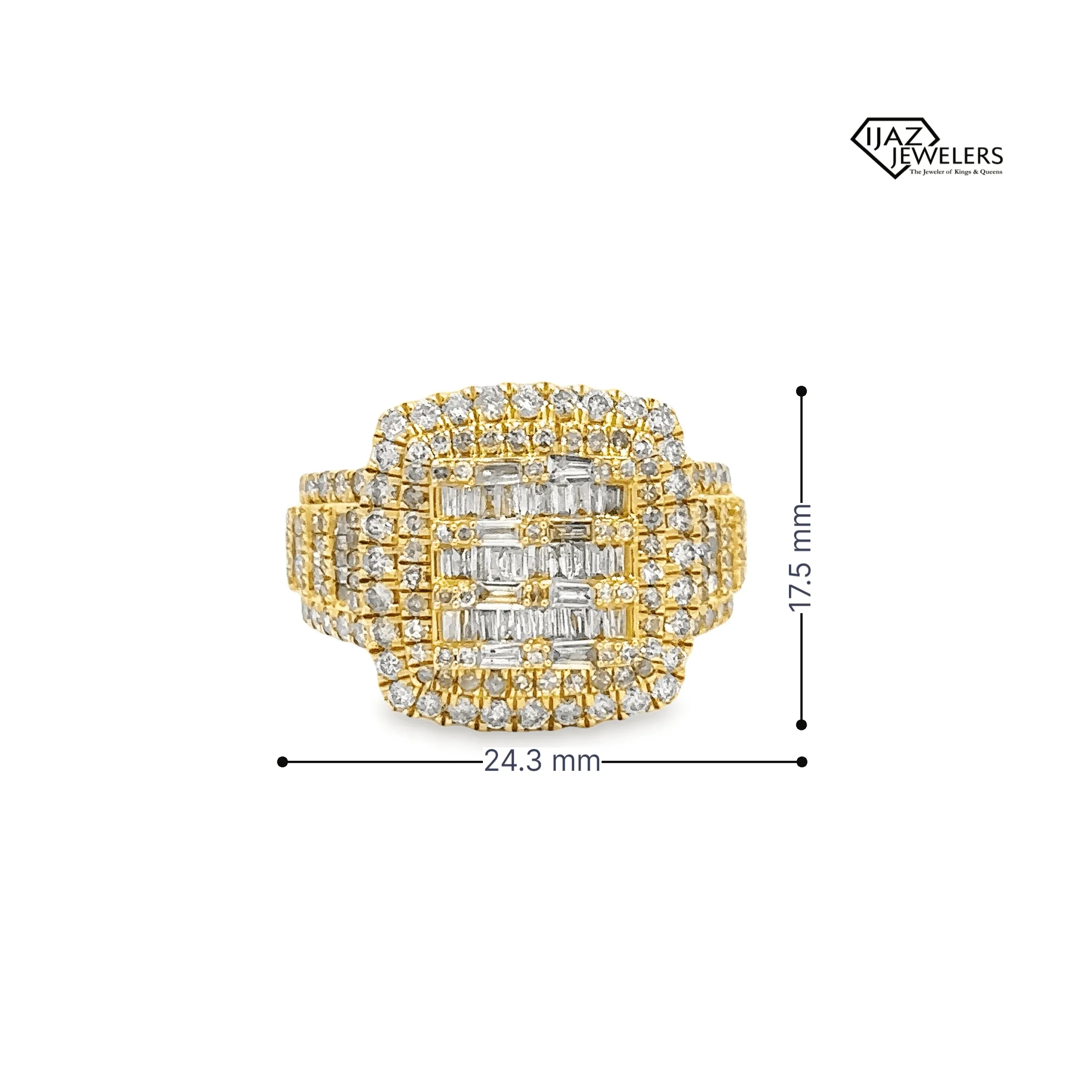 14K Gold 2.75 CTW Diamond Ring