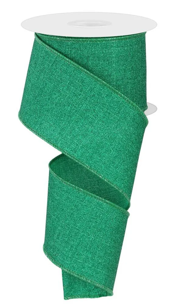 2.5" Fine Glitter Ribbon: Jadeite - 10yds