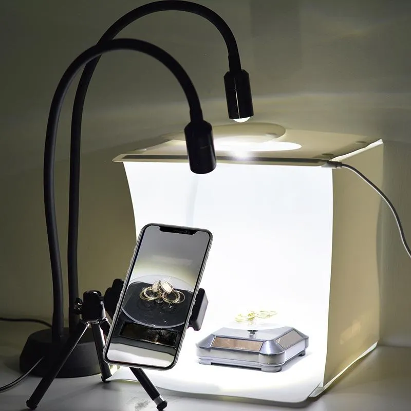 Adjustable Led Jewelry Table Lamp for Family Portraits