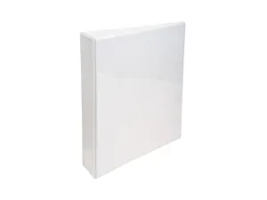 Alpha Presentation Binder 3 Rings A4, 89mm Spine, White (309)