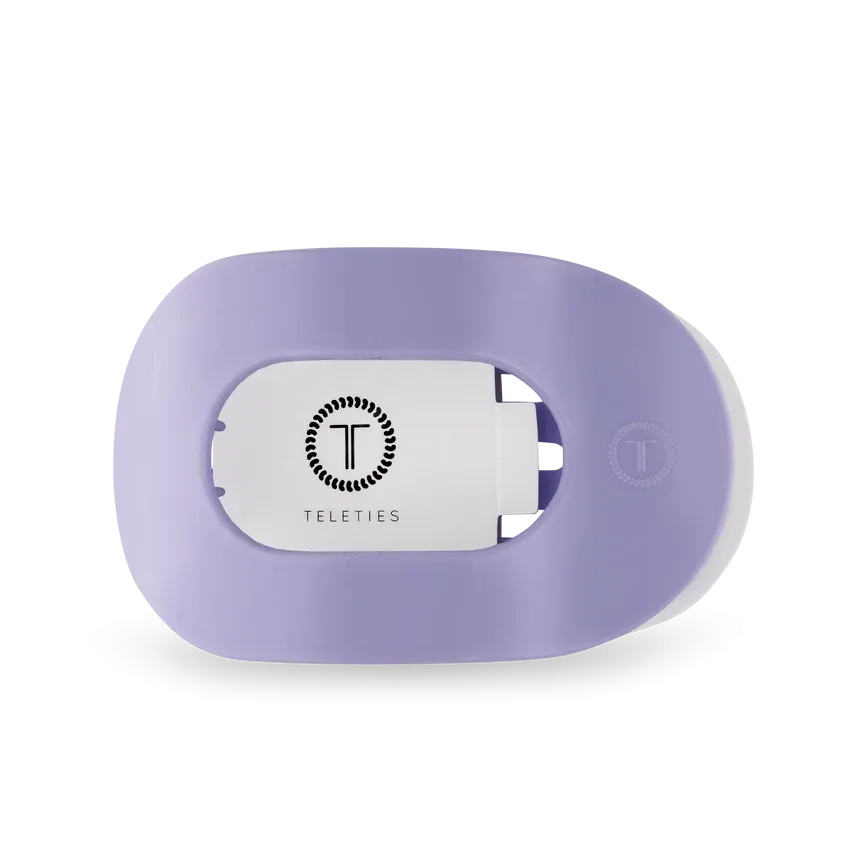 Flat Round Clip Lilac You