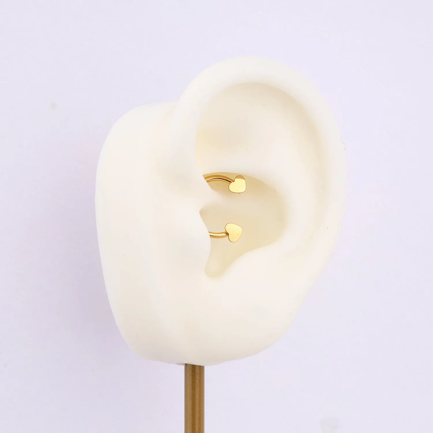 Heart Nose Hoop