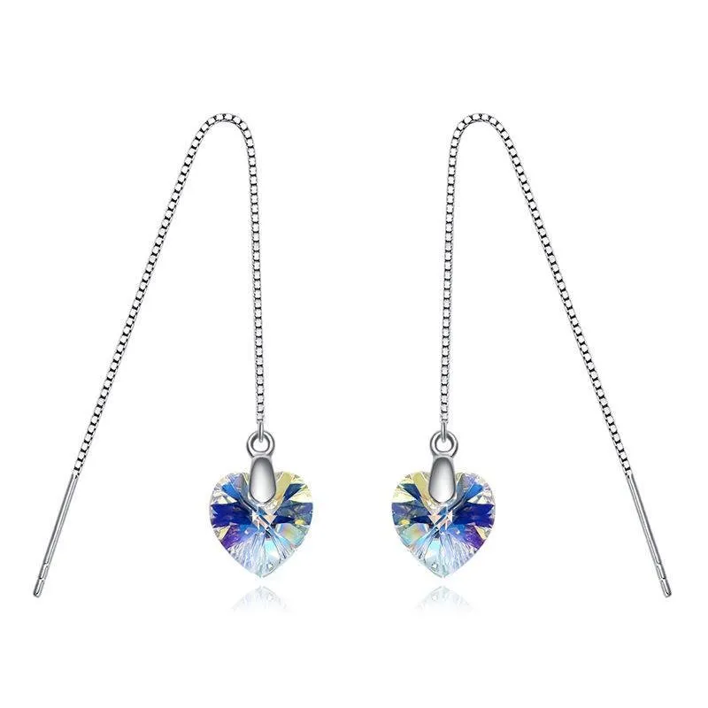 Heart Tassel Earrings