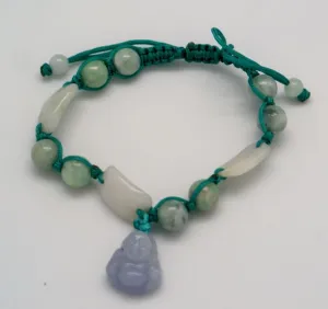 Jade by Nikolai Buddha Charm Bracelet - For Good Health