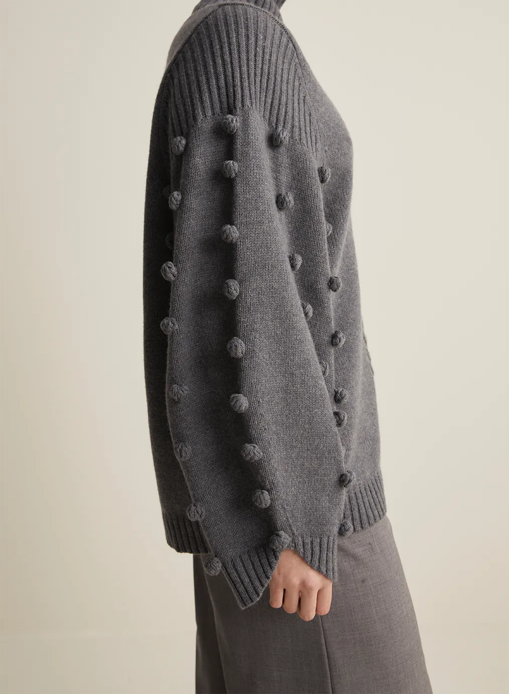 Katie Wool Knit | Charcoal Marle