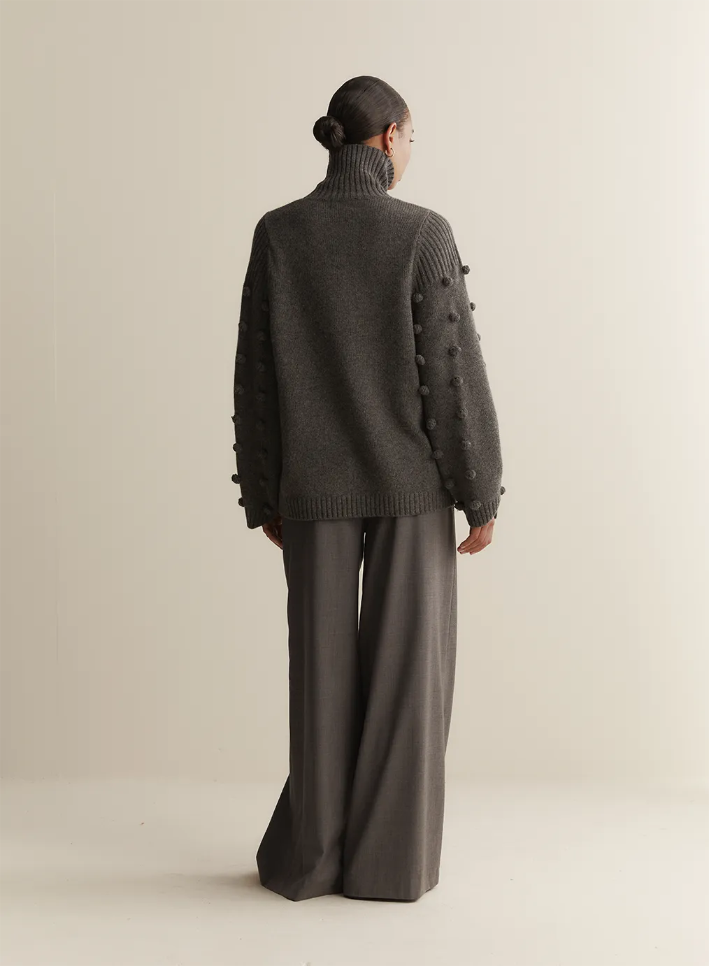 Katie Wool Knit | Charcoal Marle