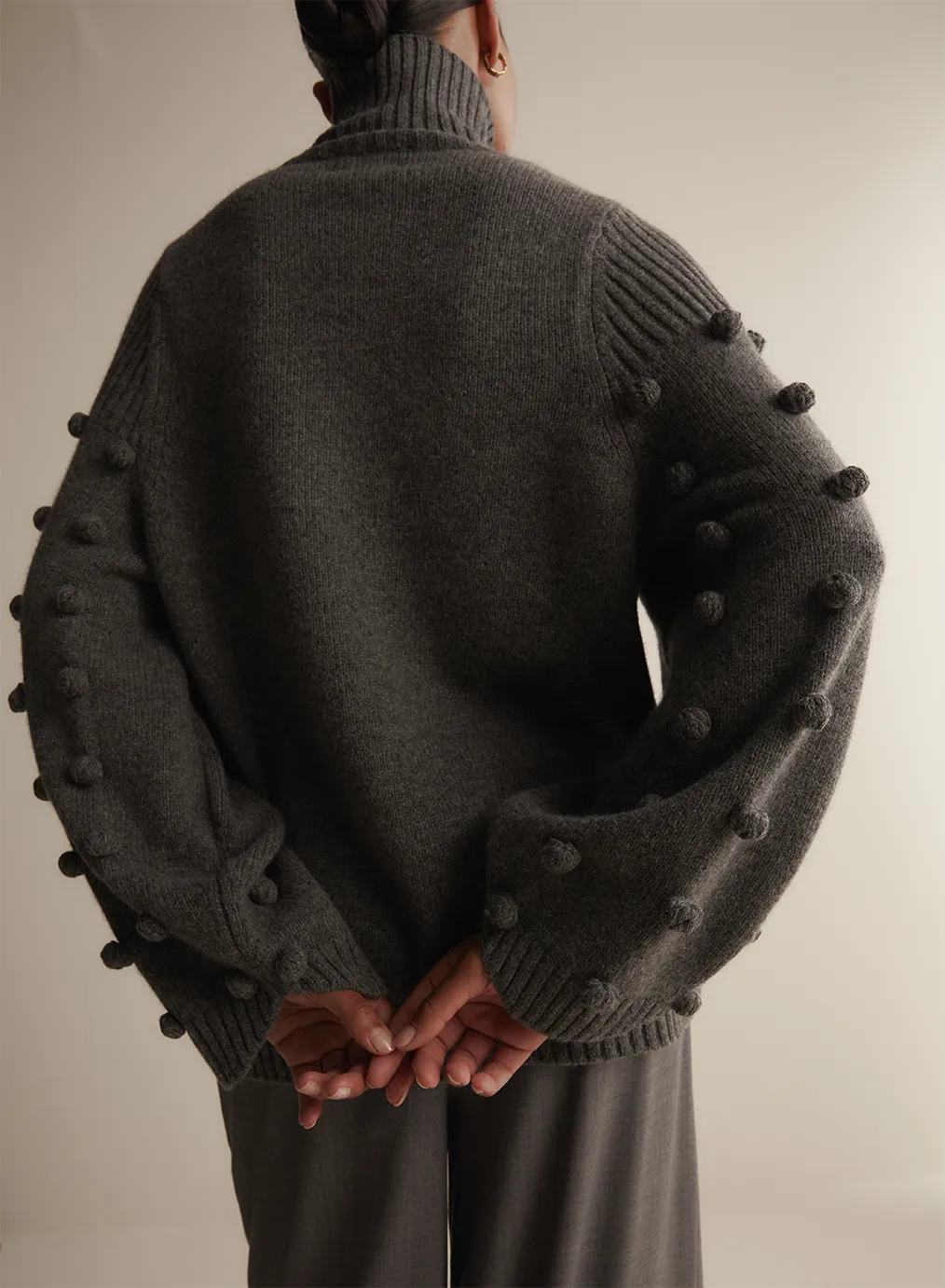 Katie Wool Knit | Charcoal Marle