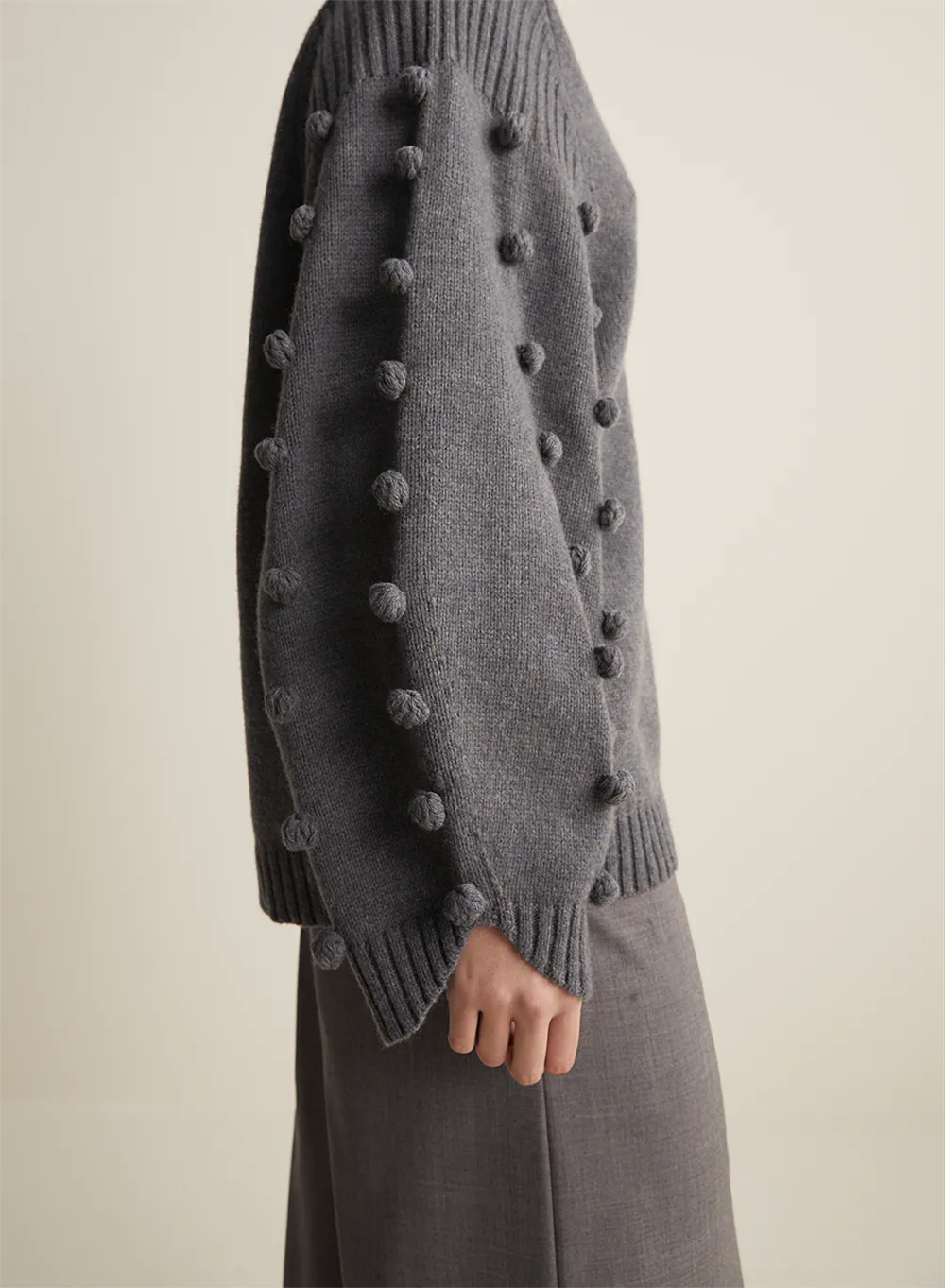 Katie Wool Knit | Charcoal Marle