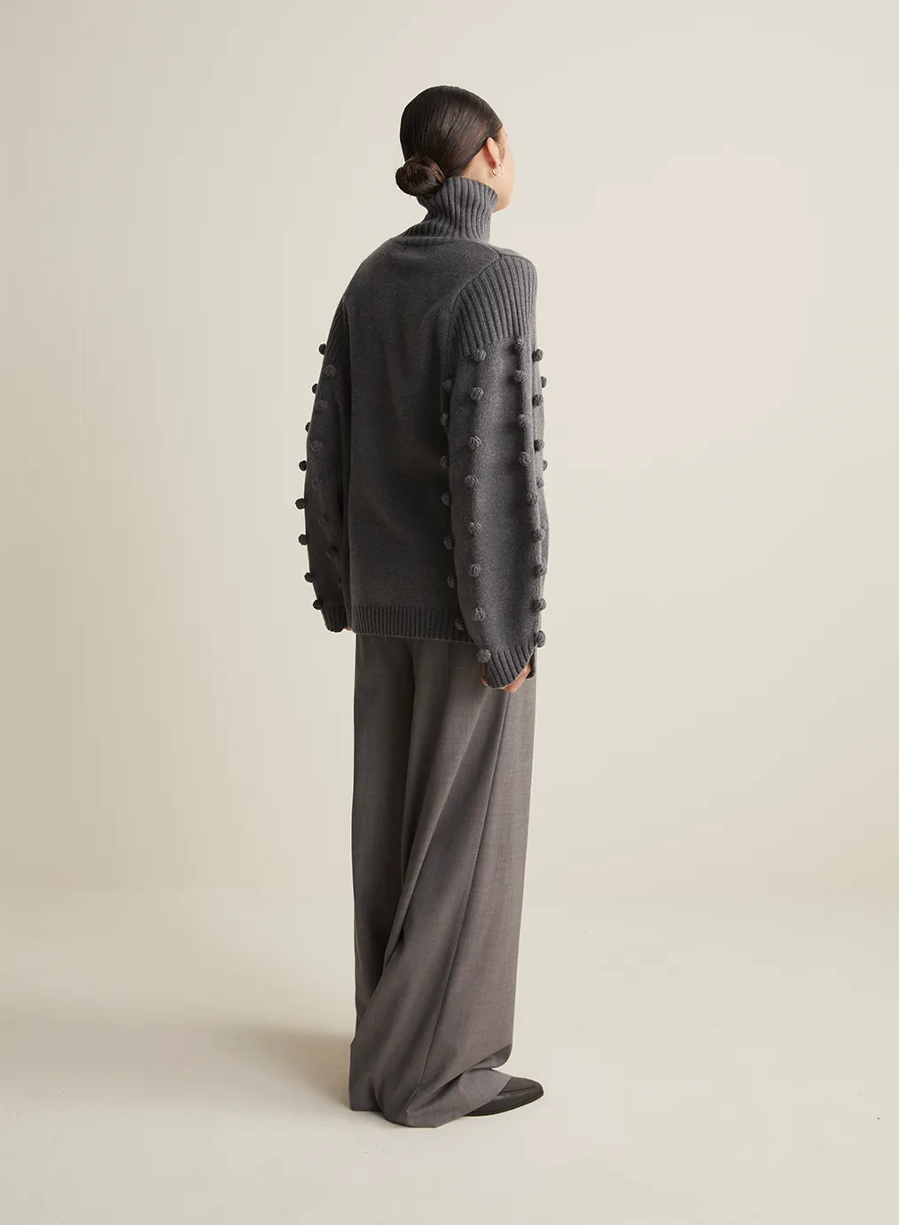 Katie Wool Knit | Charcoal Marle