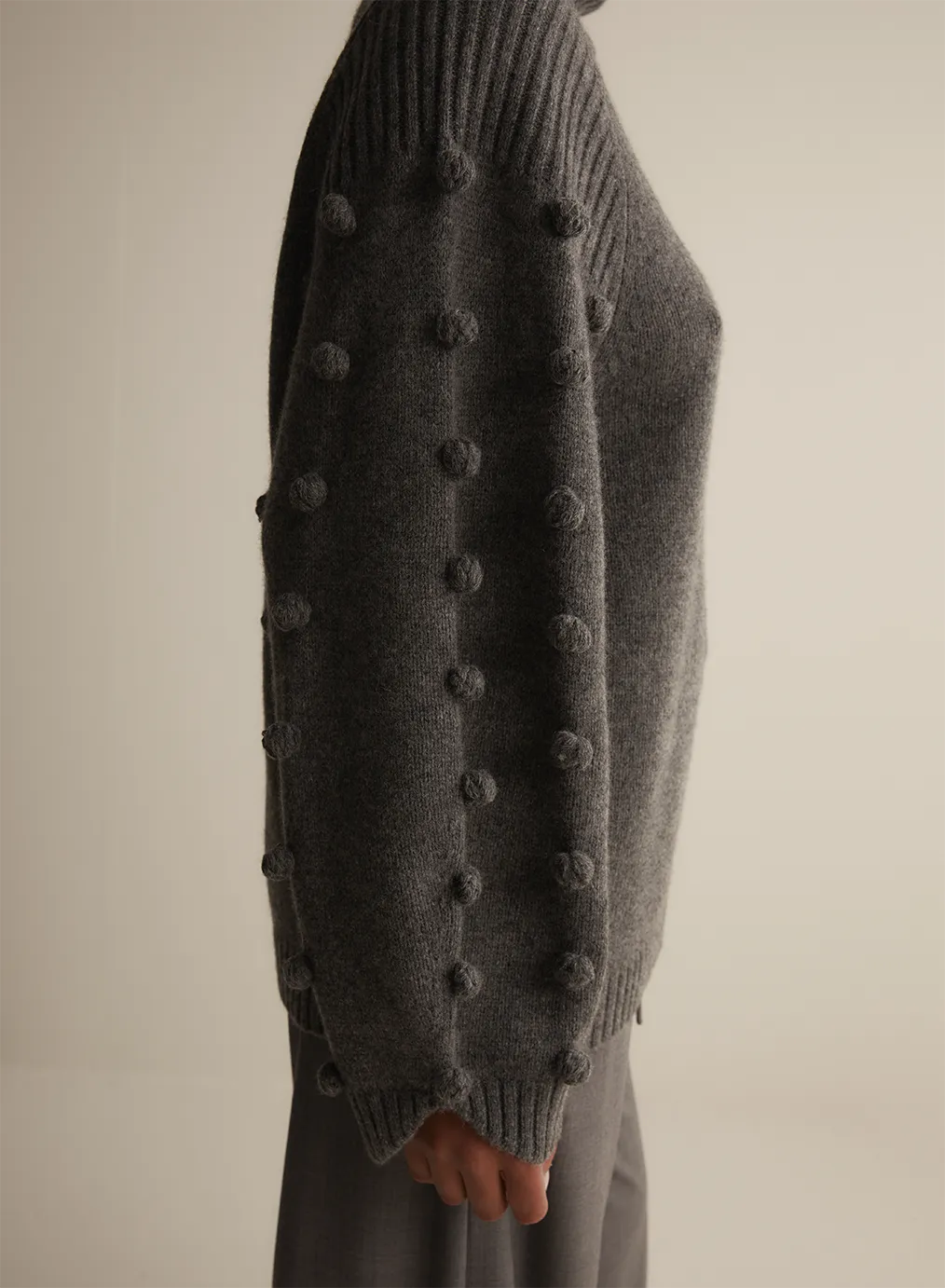 Katie Wool Knit | Charcoal Marle