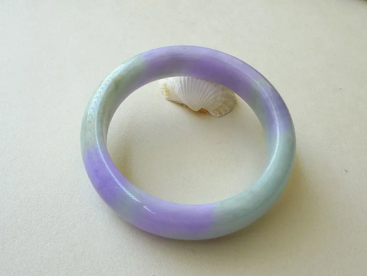 Natural Jade Bangle Jadeite Bangle Internal Diameter 55mm BER351