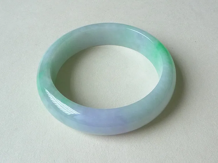 Natural Jade Bangle Jadeite Bangle Internal Diameter 56mm BER111
