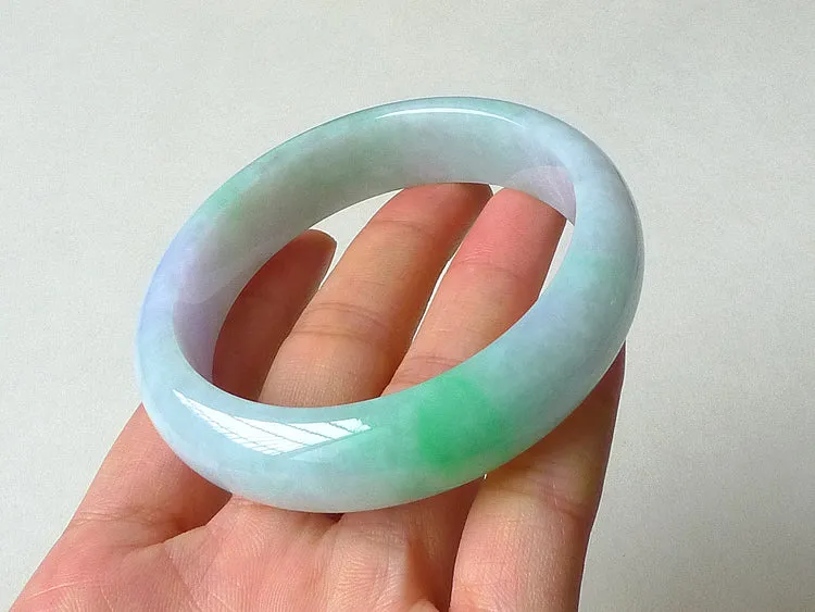 Natural Jade Bangle Jadeite Bangle Internal Diameter 56mm BER111