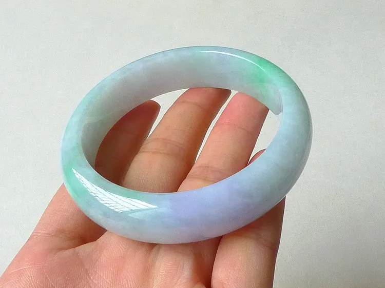 Natural Jade Bangle Jadeite Bangle Internal Diameter 56mm BER111