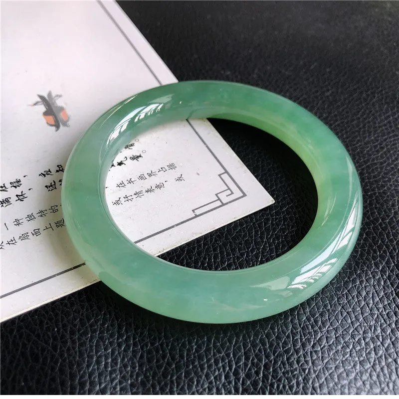 Natural Jade Bangle Jadeite Bangle Internal Diameter 57.6mm Q732927
