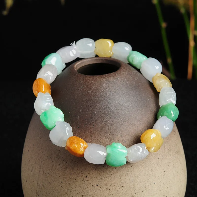 Natural Jade Bracelet Jadeite Bracelet BT47