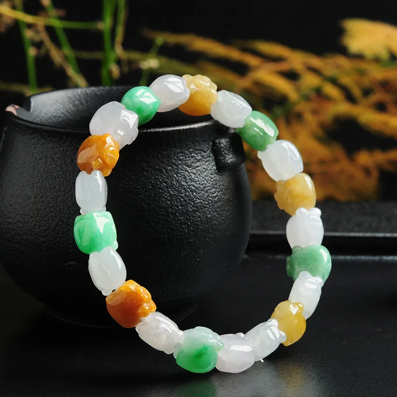 Natural Jade Bracelet Jadeite Bracelet BT47