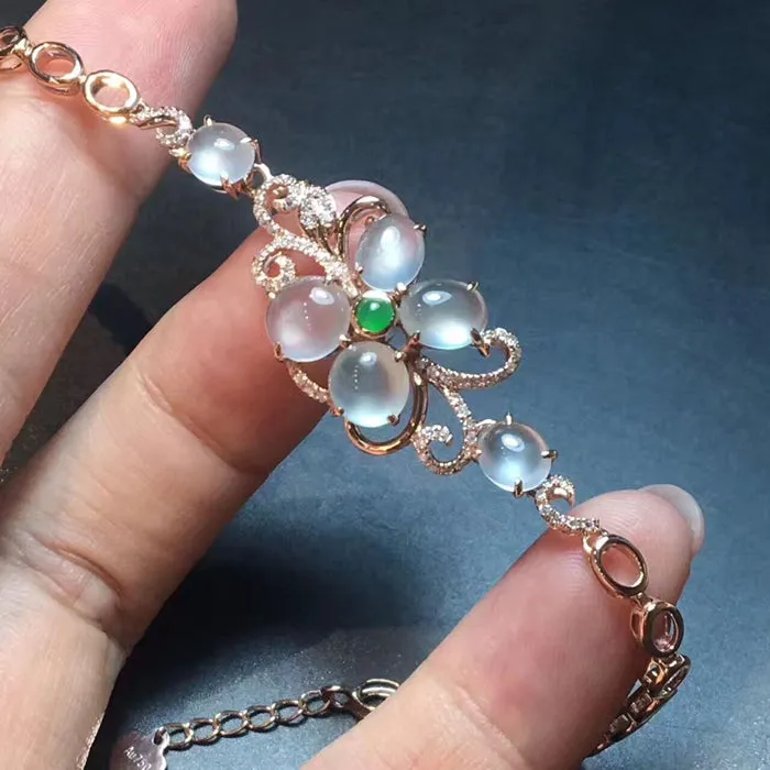 Natural Jade Bracelet Jadeite Bracelet NBT13