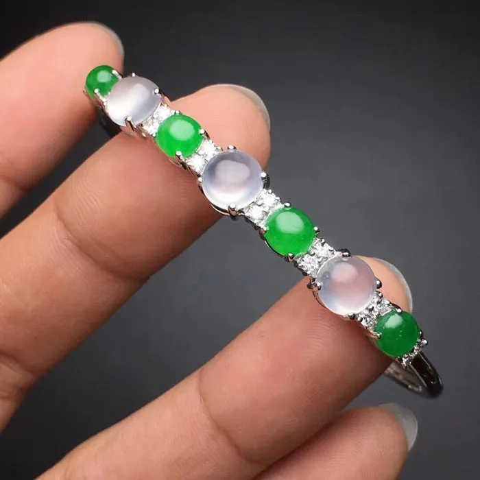 Natural Jade Bracelet Jadeite Bracelet NBT80