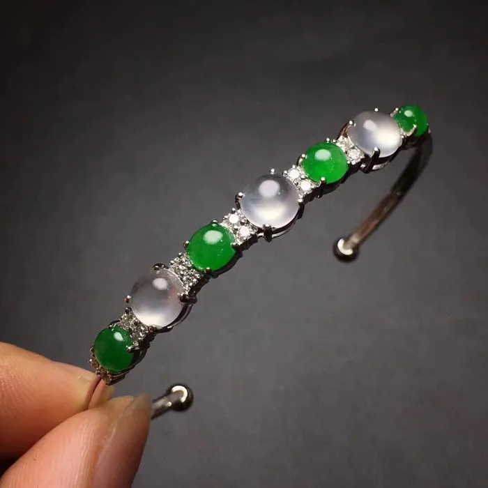 Natural Jade Bracelet Jadeite Bracelet NBT80