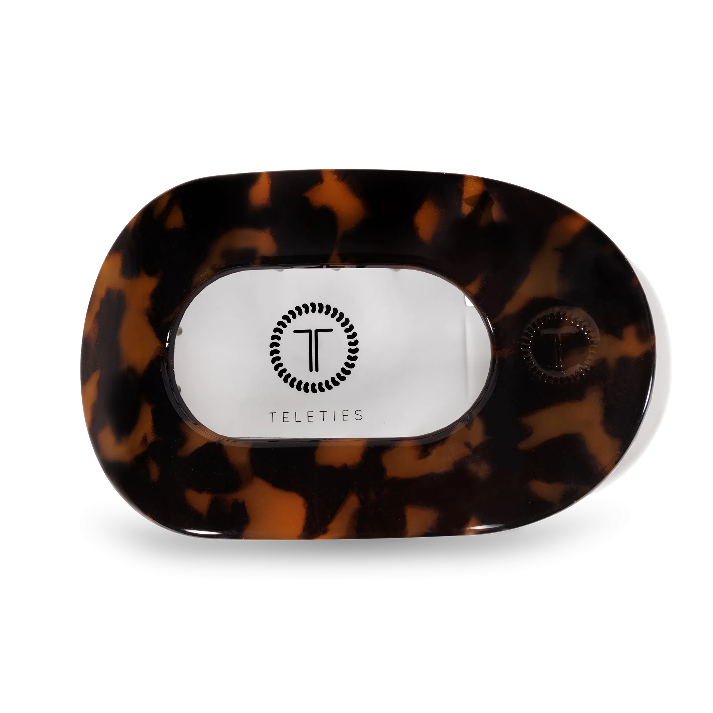 Round Flat Hair Clip | Large | Tortoise
