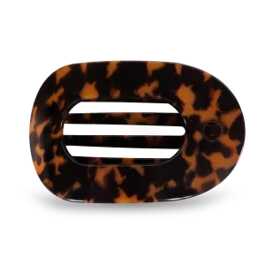 Round Flat Hair Clip | Large | Tortoise
