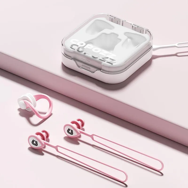 Swim Ear Plugs & Nose Clip Set