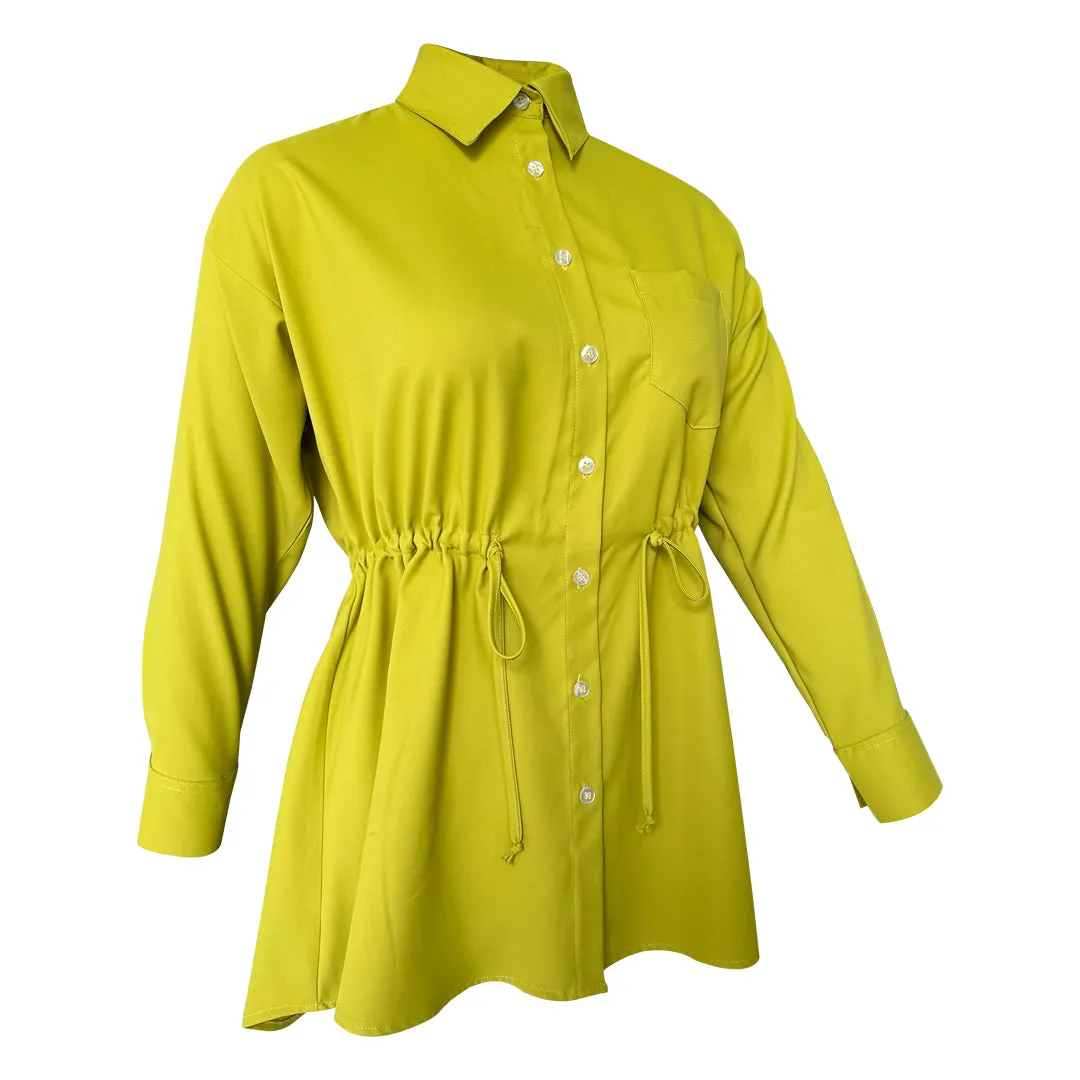 Yuna Blouse - Lime
