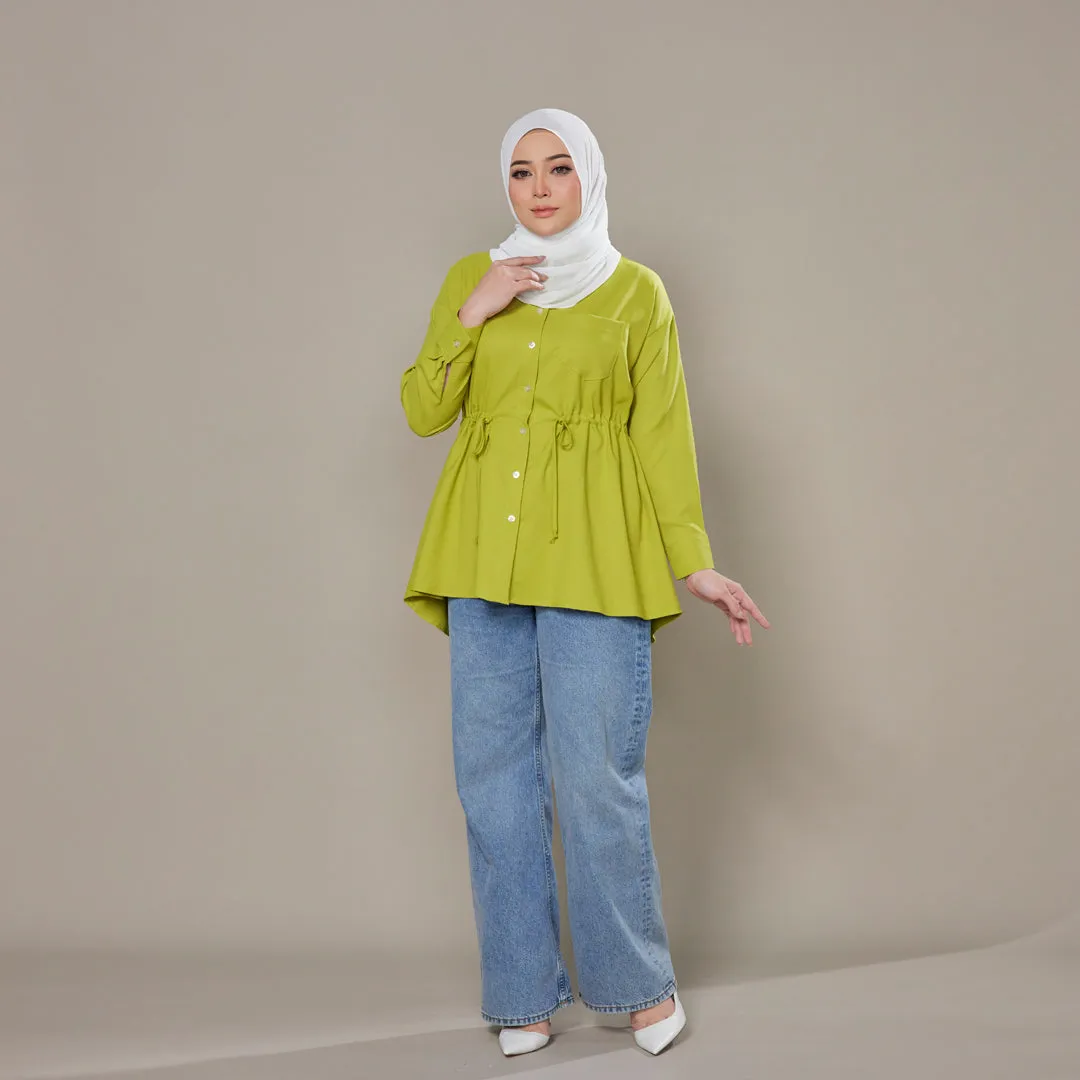 Yuna Blouse - Lime